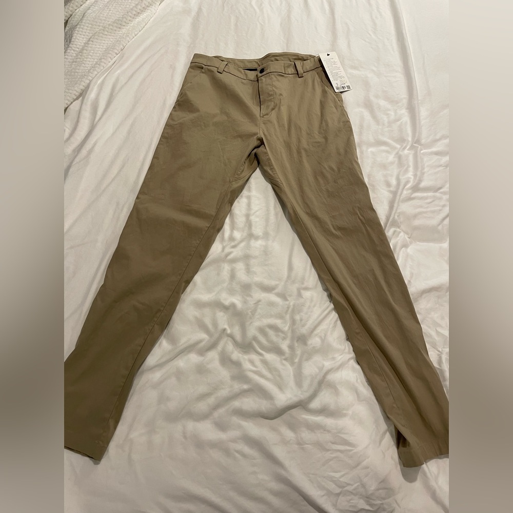 Lululemon classic commission men’s pants 34 L NWT